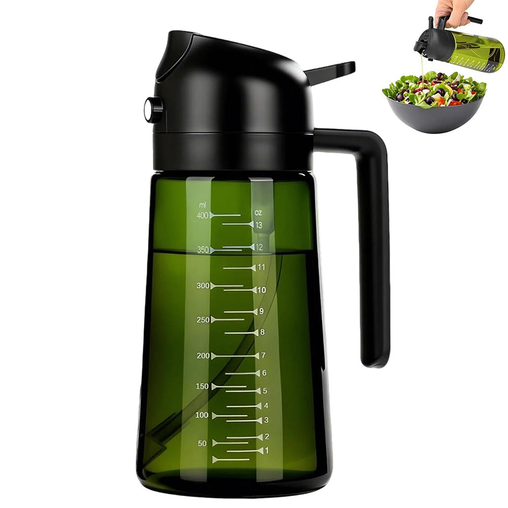 470ml Glass Oil Sprayer Bottle for Cooking Olive Oil Dispenser Kitchen Gadgets