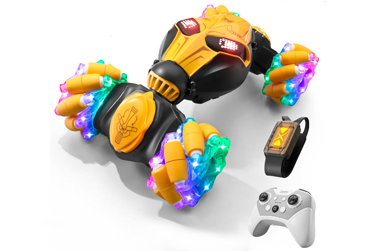 4WD Gesture Sensing RC Stunt Car Toys Drift Hand Control RC Cars With Light And Music