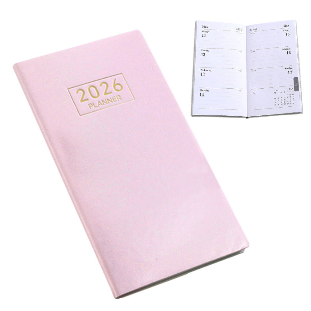 2026 Pocket Planner Calendar Portable A6 Daily Planner