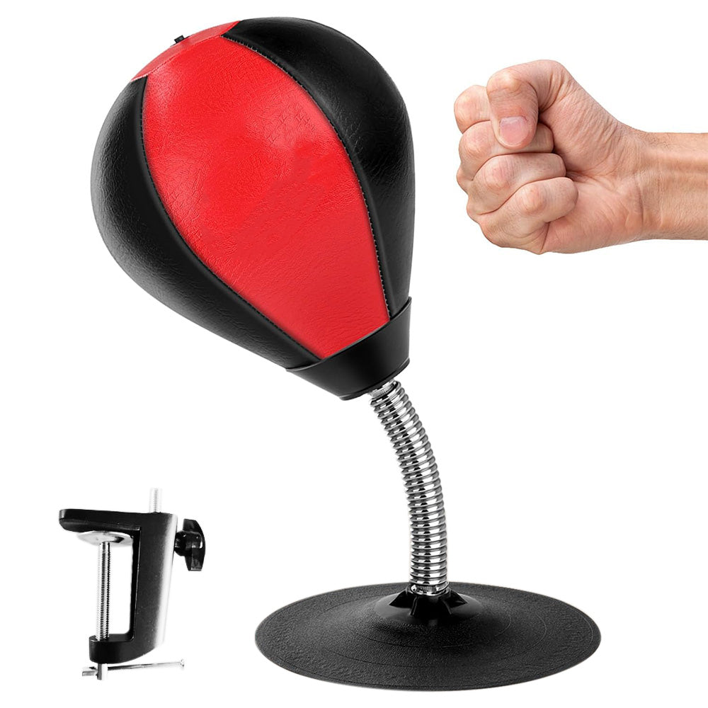 Desktop Punching Speed Ball with Clamp and Suction Cup