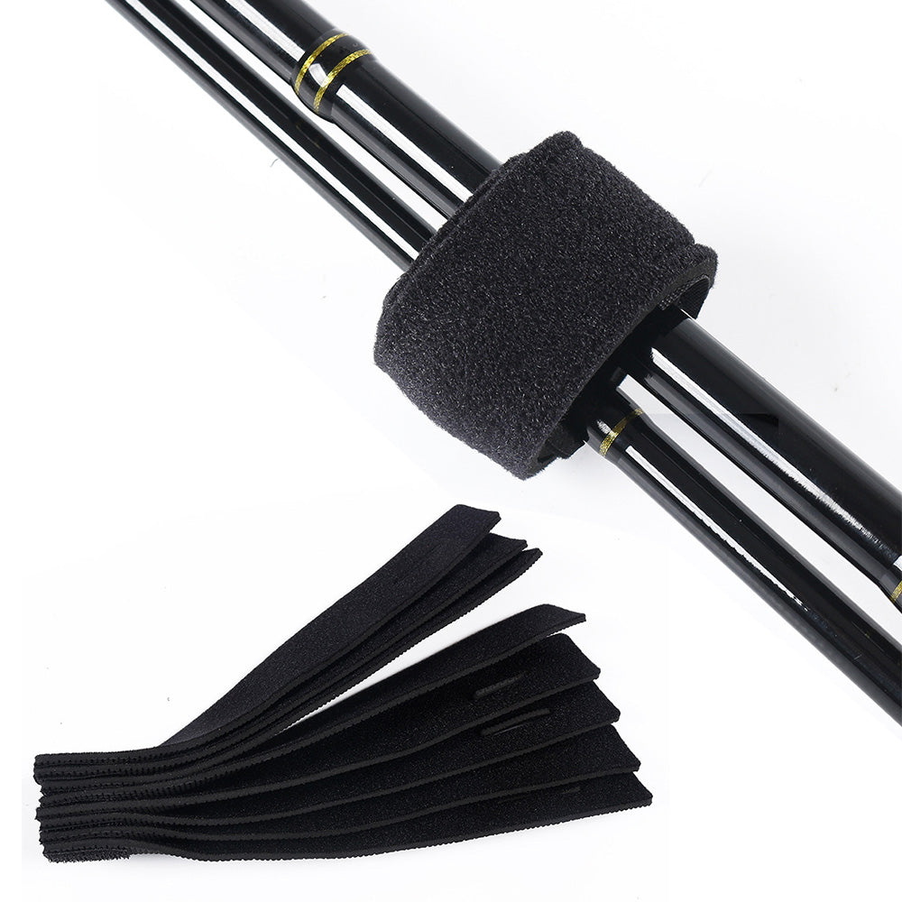 10Pcs Fishing Rod Straps Fishing Rod Clips for Casting Spinning Fly Rods