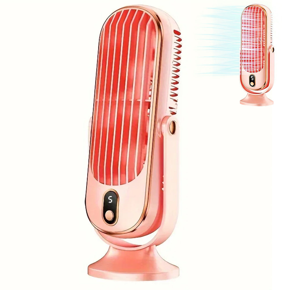 Wireless Cooling Table Fan Portable Tower Fan With 5 Speeds And 720 Degrees Oscillation