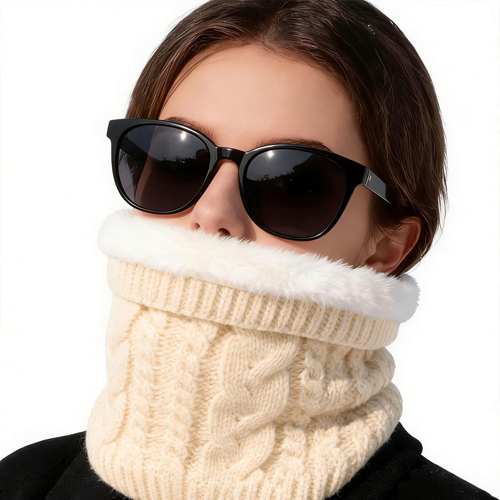 Winter Neck Gaiter Fleece Thick Neck Warmer Cover Ski Gaiters for Men Women