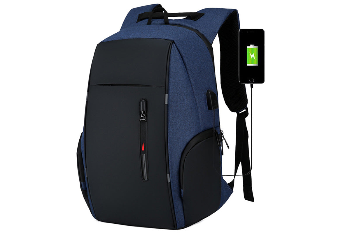 Travel Laptop Backpack with USB Charging Port School Bookbag Fits 15.6 Inch Laptop