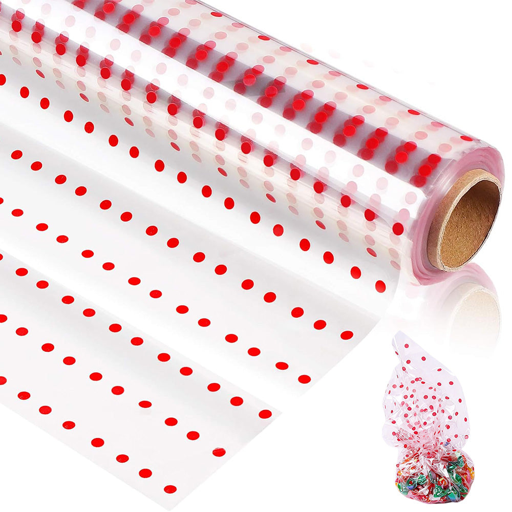 Clear Waterproof OPP Flower Bouquet Wrapping Paper Rolls