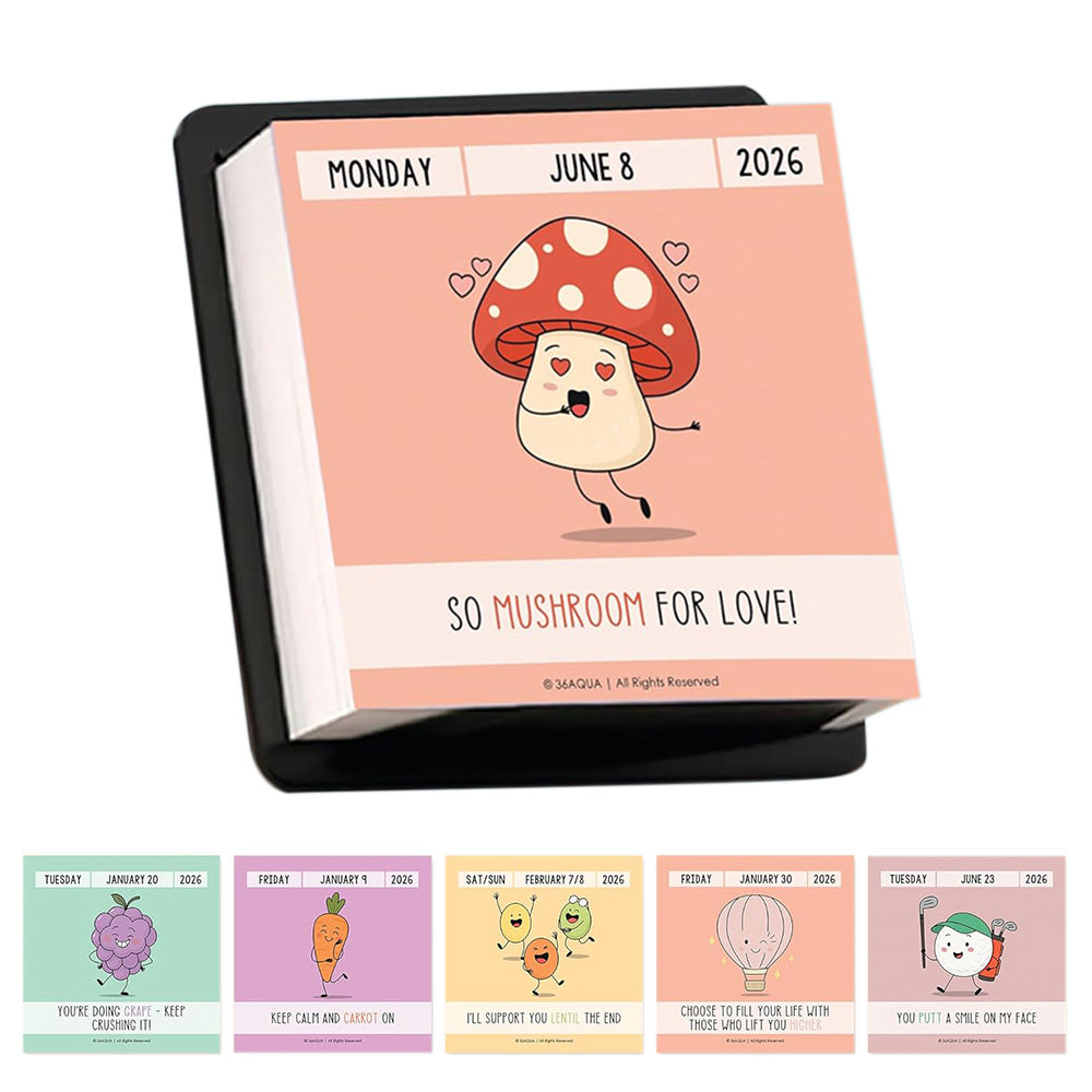 Funny Pun Calendar Humor Christmas Gift for Friends Family Coworkers