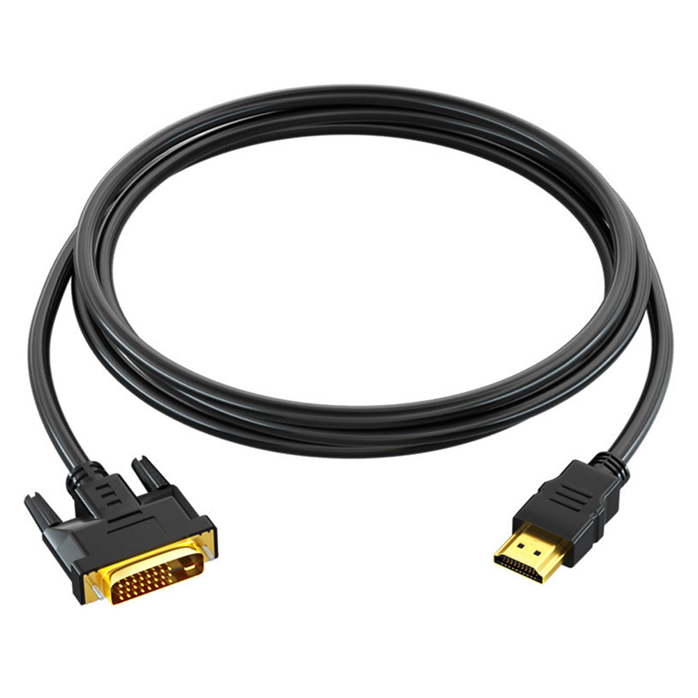 HDMI to DVI-D 24+1 Pin Digital Cable for HDTV, PS3, PS4, Xbox, TV