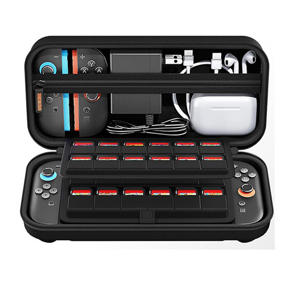 Protective Hard Shell Carrying Case With 24 Game Card Slots For Switch 2