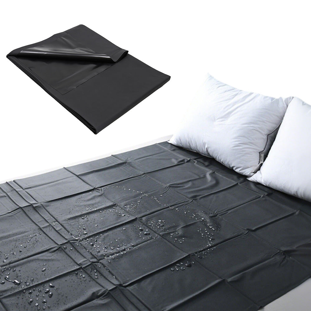 Waterproof PU Leather Bed Sheet Protector 200 x 220 cm