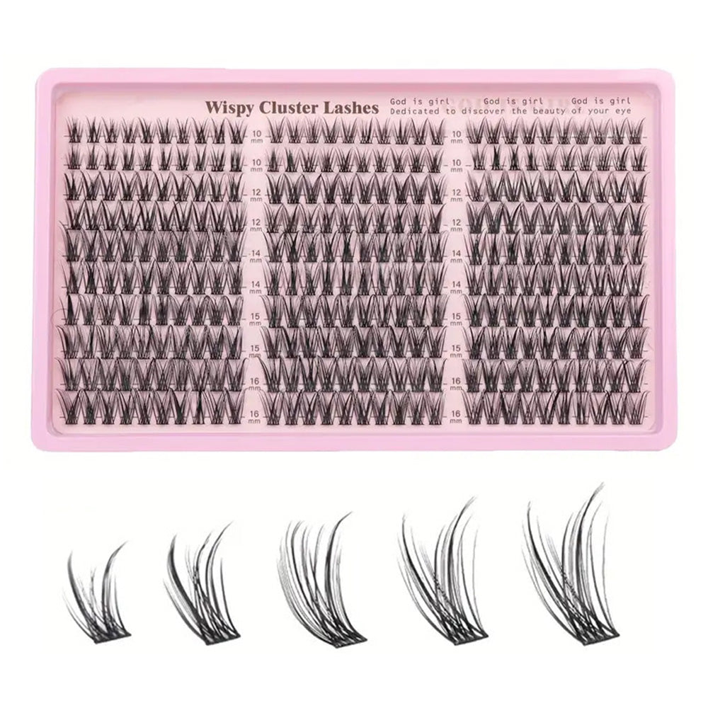 Individual Lash Clusters Kit 10-16mm Wispy