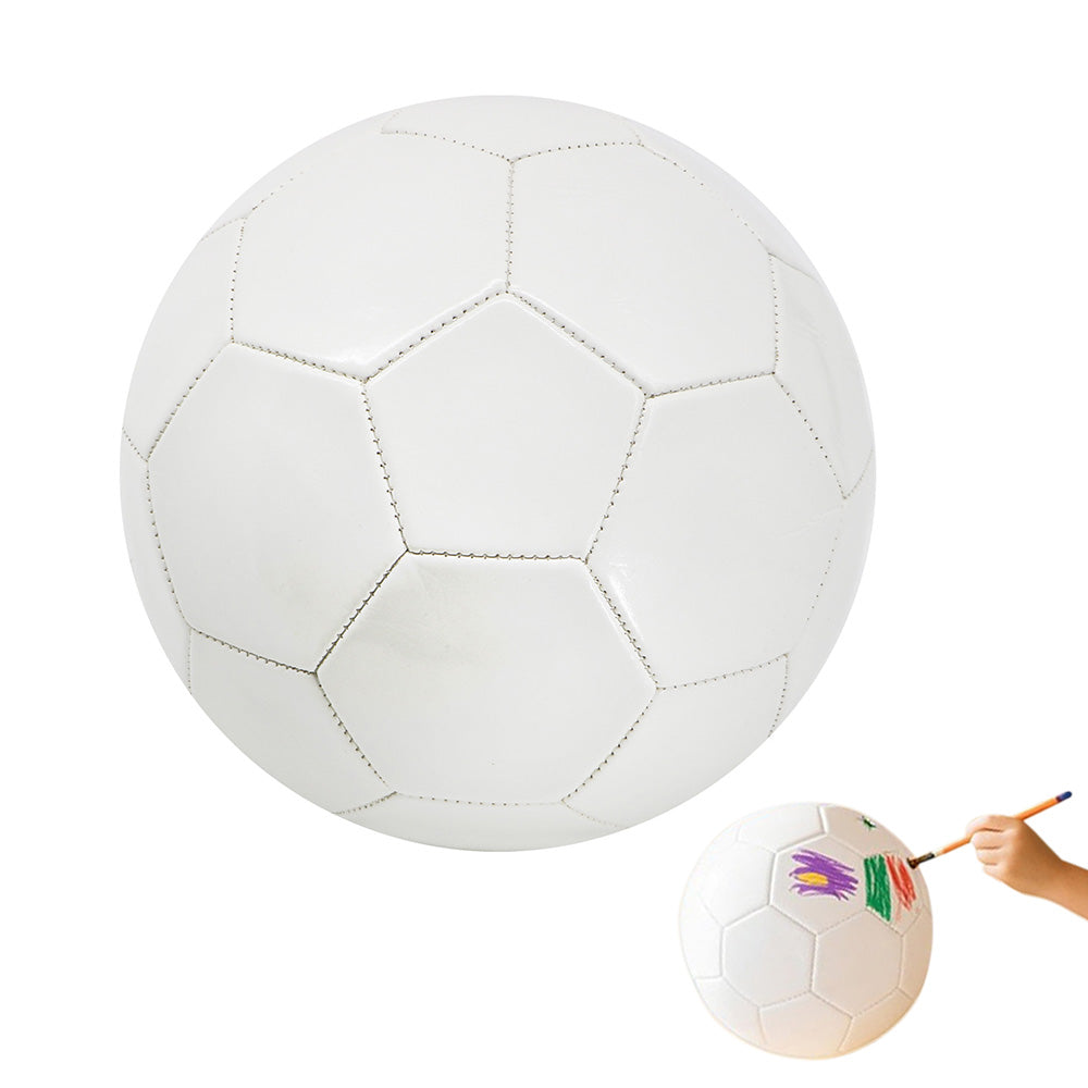 DIY Paintable White Soccer Ball Creative Sports Toy