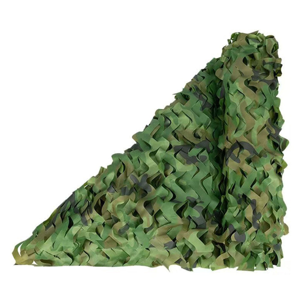 300 x 500 cm Double-Layer Nylon Camouflage Camping Net Sun Shade Green