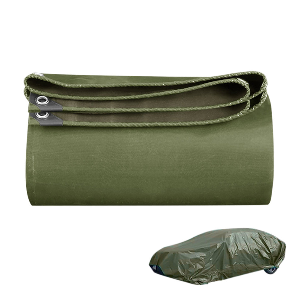 Heavy Duty Waterproof Canvas Tarp with Metal Grommets for Camping Sunshade Rain Cover