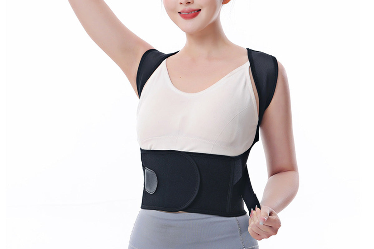 Unisex Posture Corrector Lumbar Brace Lightweight Back Support Shoulder Brace Belt