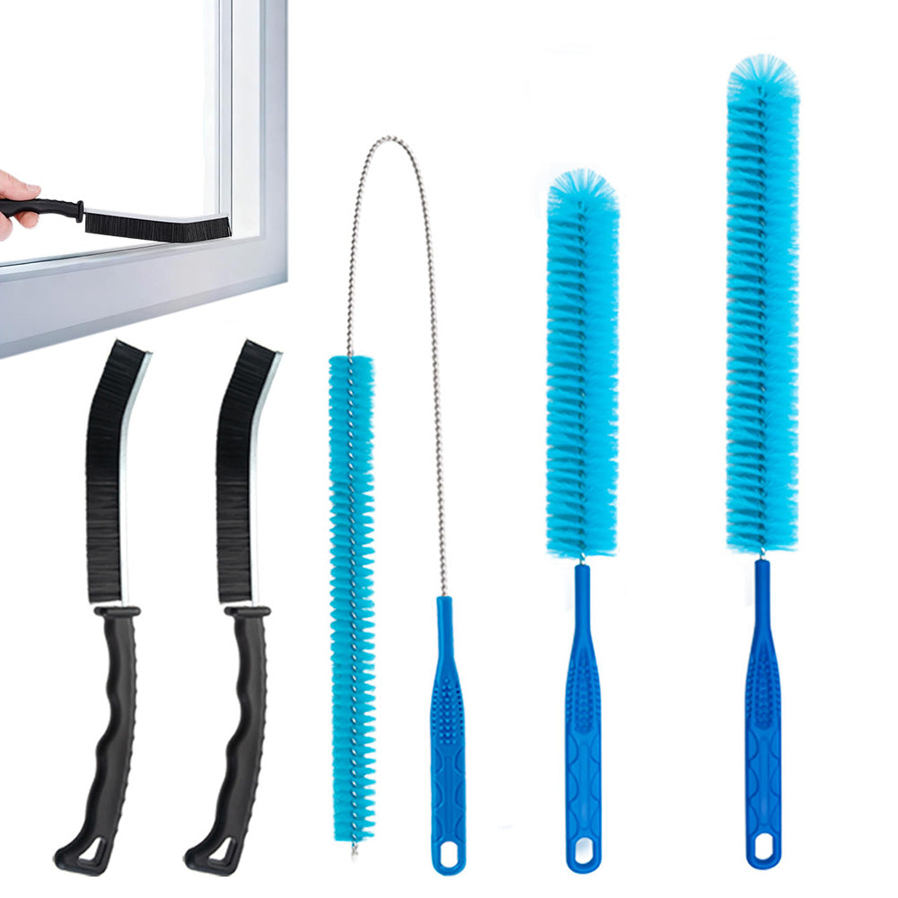 5 Pack Dryer Vent Cleaner Kit Lint Remover Drain Snake Cleaning Brushes