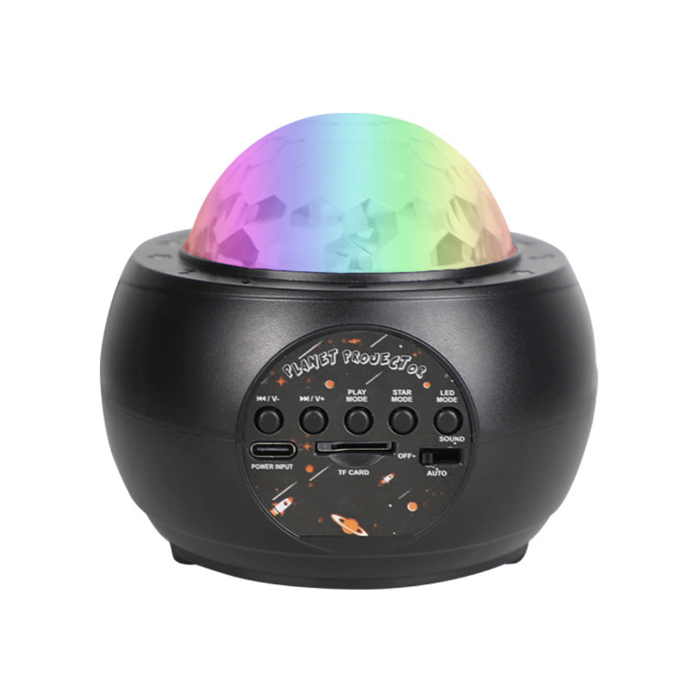 Bluetooth Speaker Star Projector Night Light with 10 Color Modes