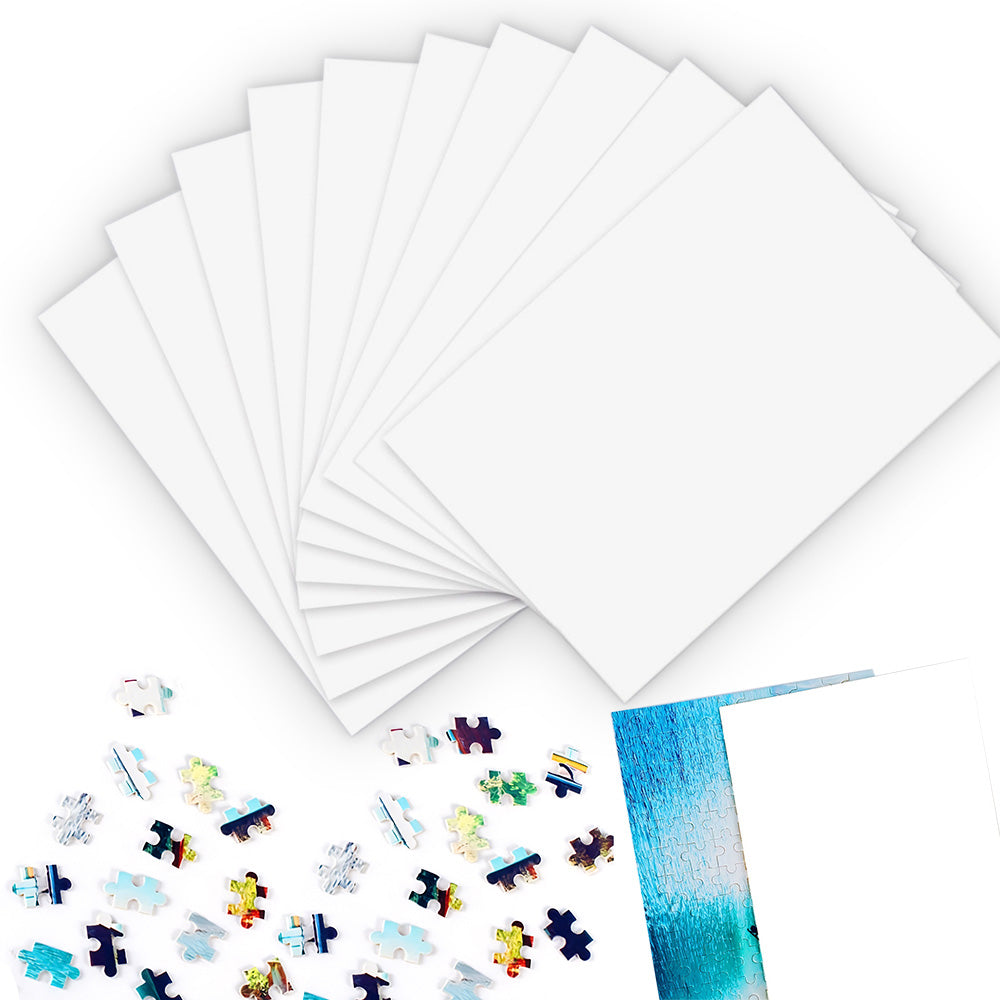 10PCS Puzzle Glue Sheets Clear Puzzle Saver Peel and Stick for 1000 Piece Puzzles