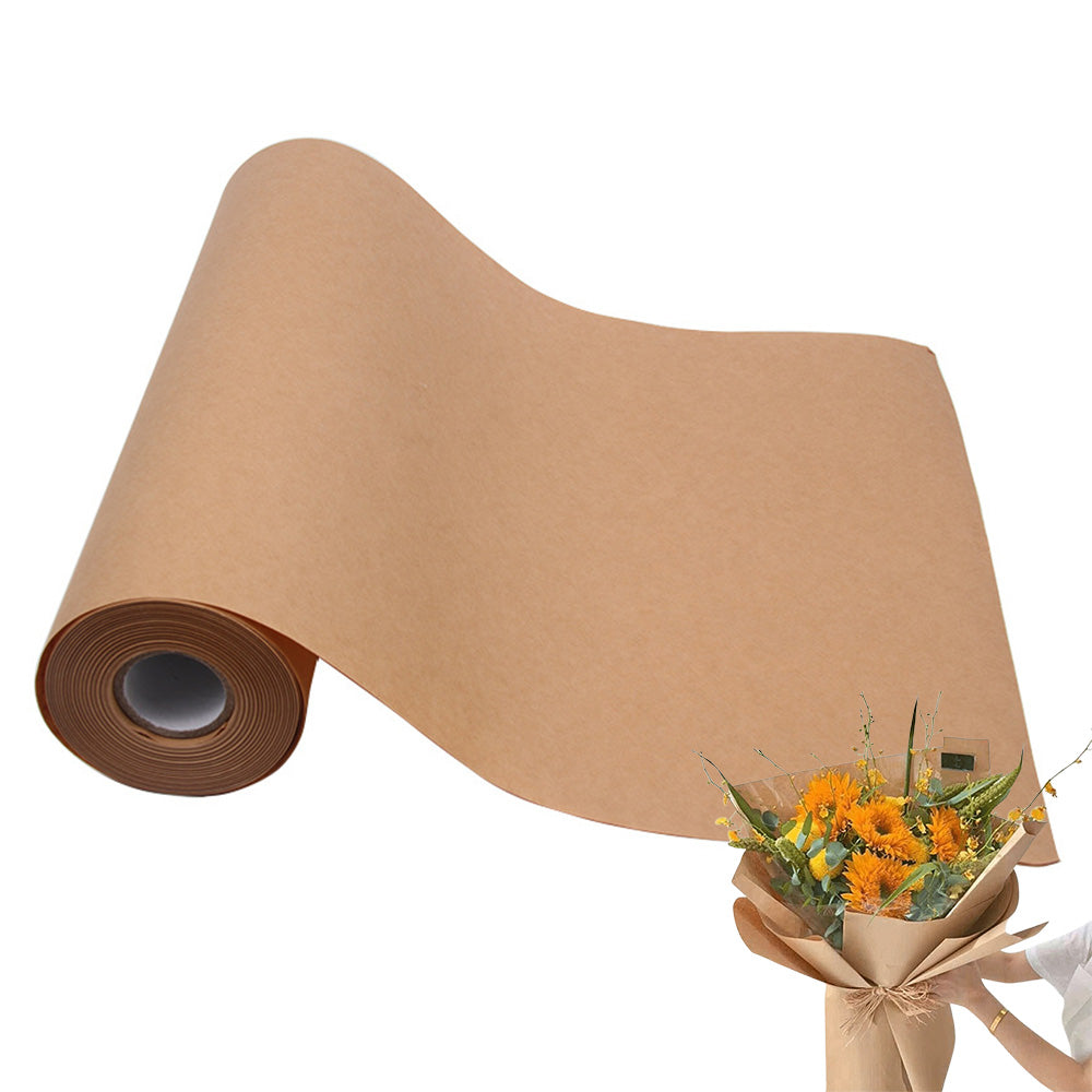 Brown Kraft Paper Roll for Packaging Gift and Floral Wrapping