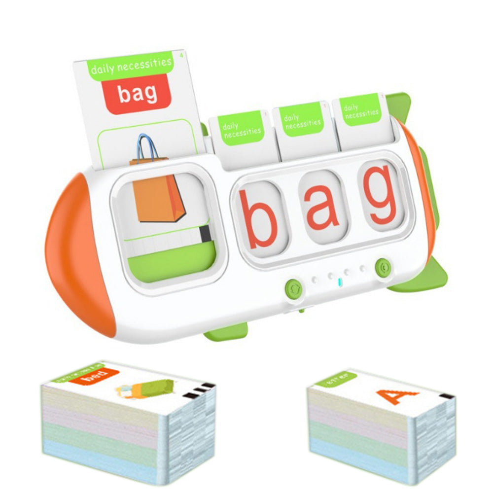 162PCS Phonics Learning Toy Set Flash Cards Speak and Spell Game Montessori Toy