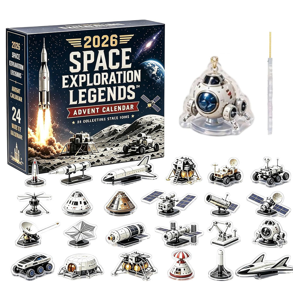 Space Rocket Acrylic Advent Calendar 24 Days Countdown Display Box Adult Only