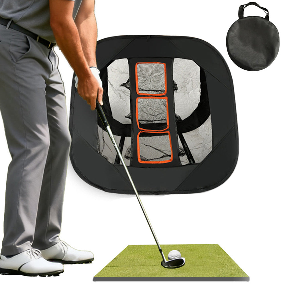 Portable Golf Chipping Practice Net Accuracy Training Net for Indoor and Outdoor Use