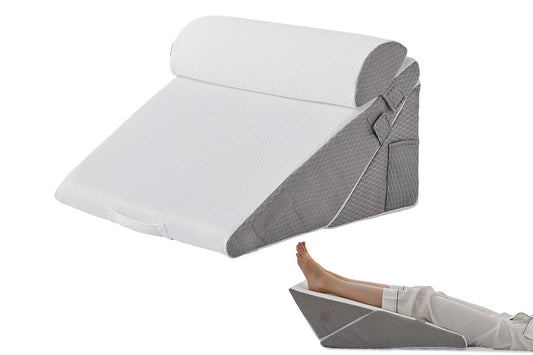 Wedge Pillow Headboard for After Surgery Adjustable Wedge Pillow for Acid Reflux Relief