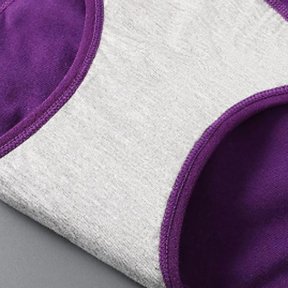 5Pcs Mid Waist Menstrual Leakproof Panties for Women