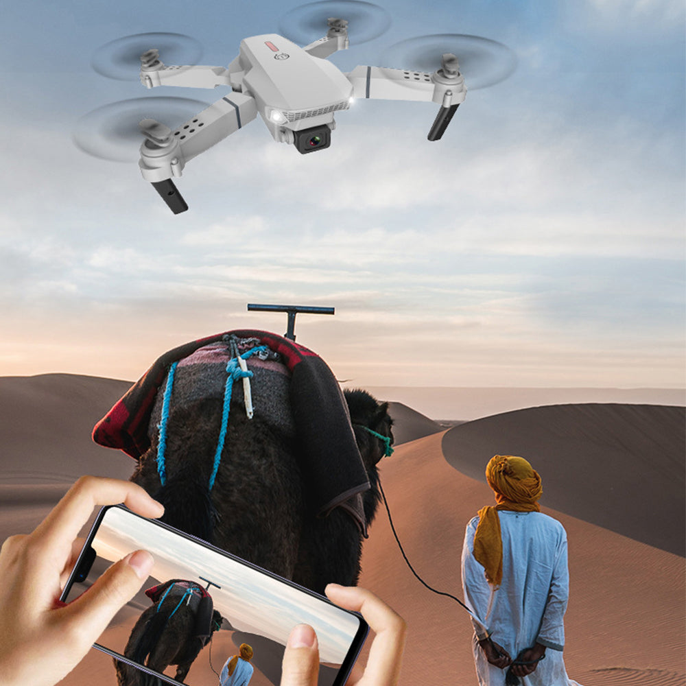 E88 RC Drone 4K Professional HD Dual Camera 2.4Ghz Mini Foldable Quadcopter