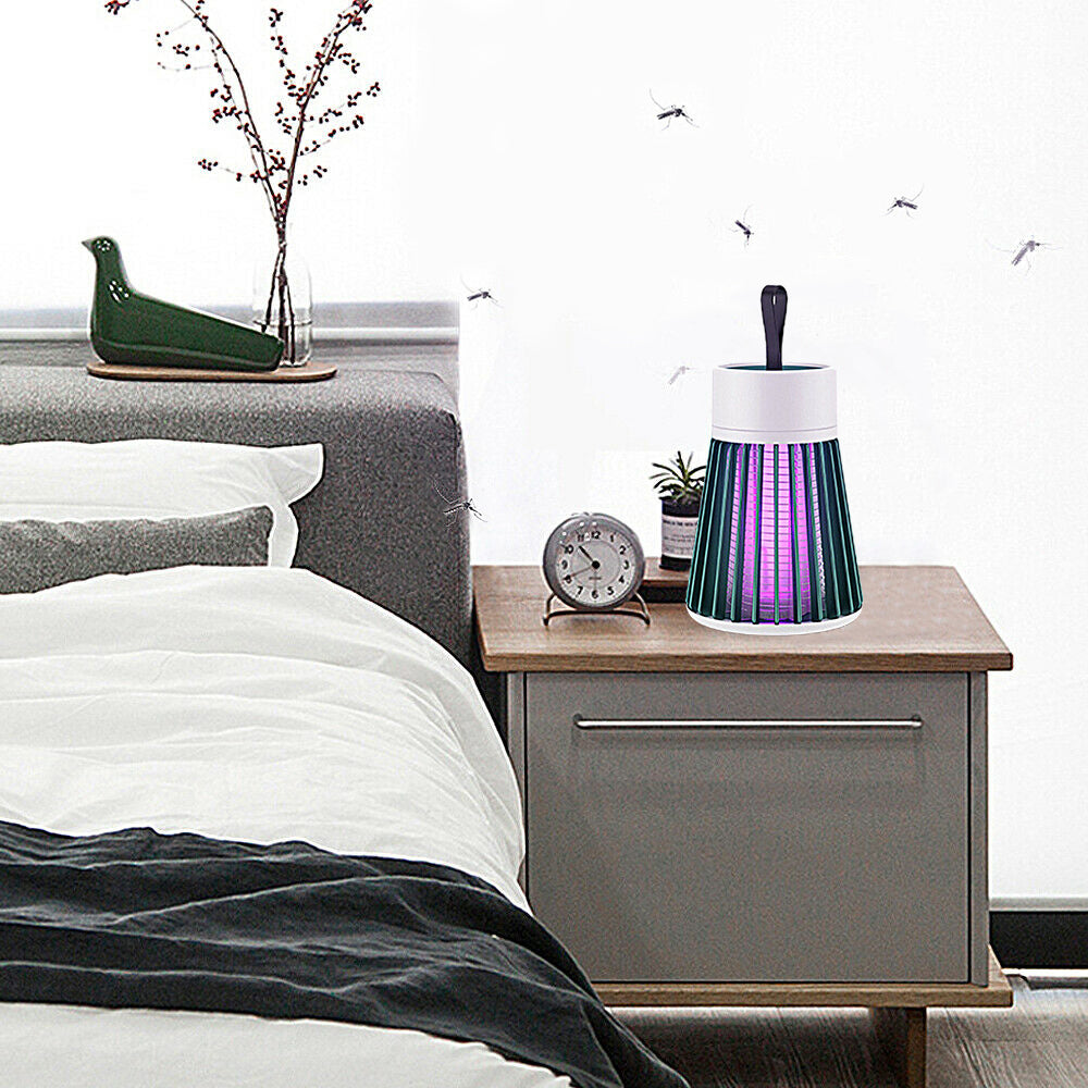 USB Electric Mosquito and Fly Killer Portable USB LED Purple Light Trap
