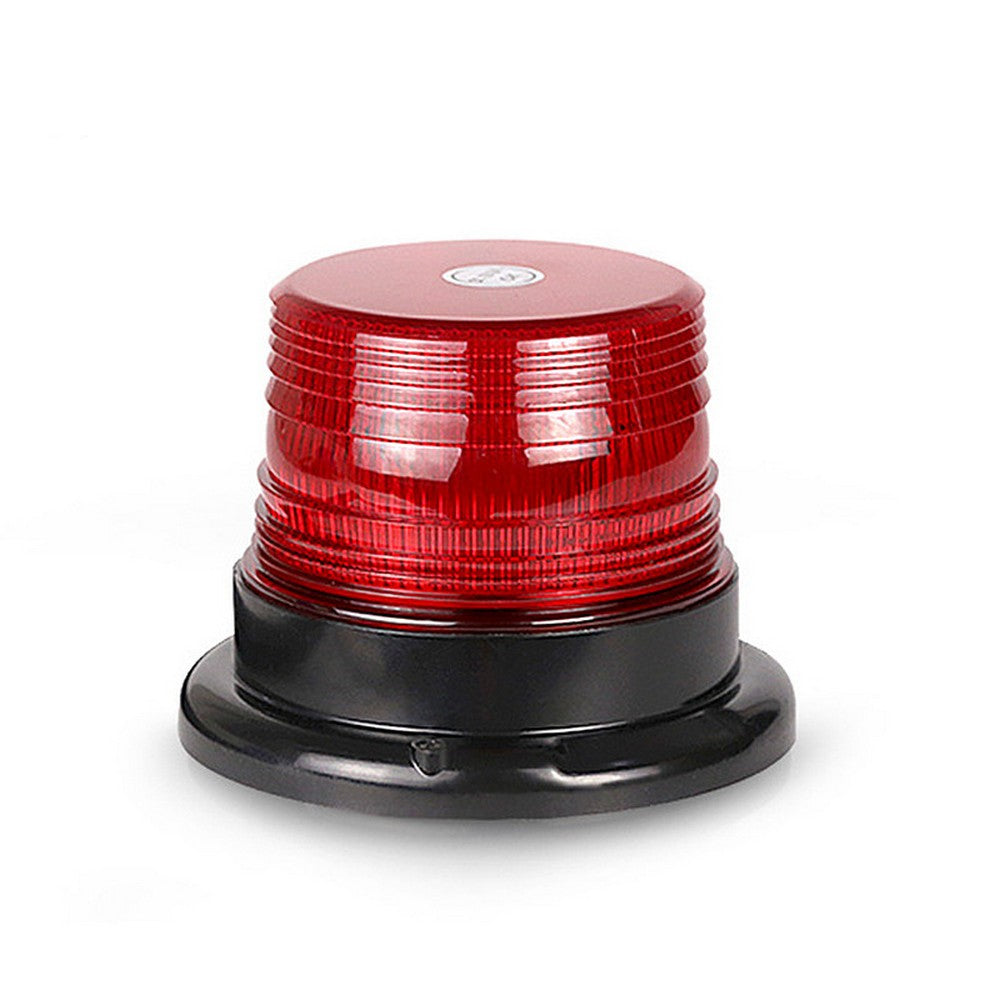 Car Emergency Beacon Strobe Amber LED Flashing Lights Warning Rotating Lamp