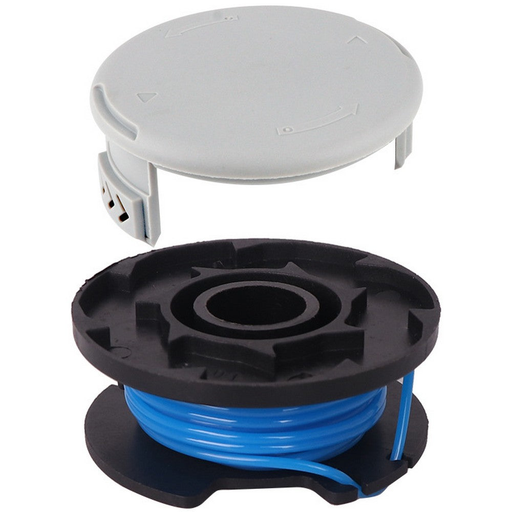 4Pcs Replacement Trimmer Spool & Line Strimmer +Cap For Ryobi Grass Trimmer