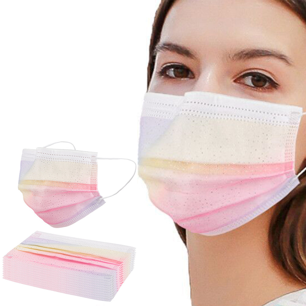 10pcs Rainbow Disposable Cool-Feel Masks