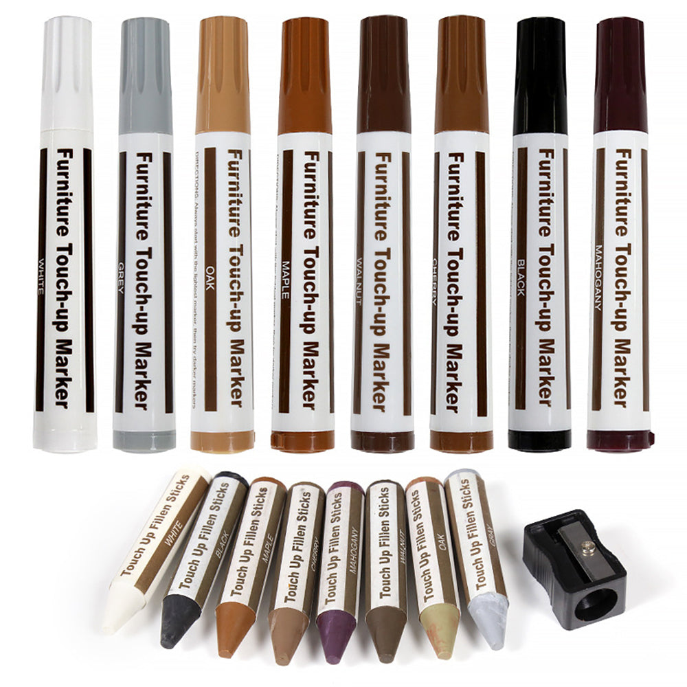13Pcs/17Pcs Wood Furniture Repair Kit Wood Markers For Scratches