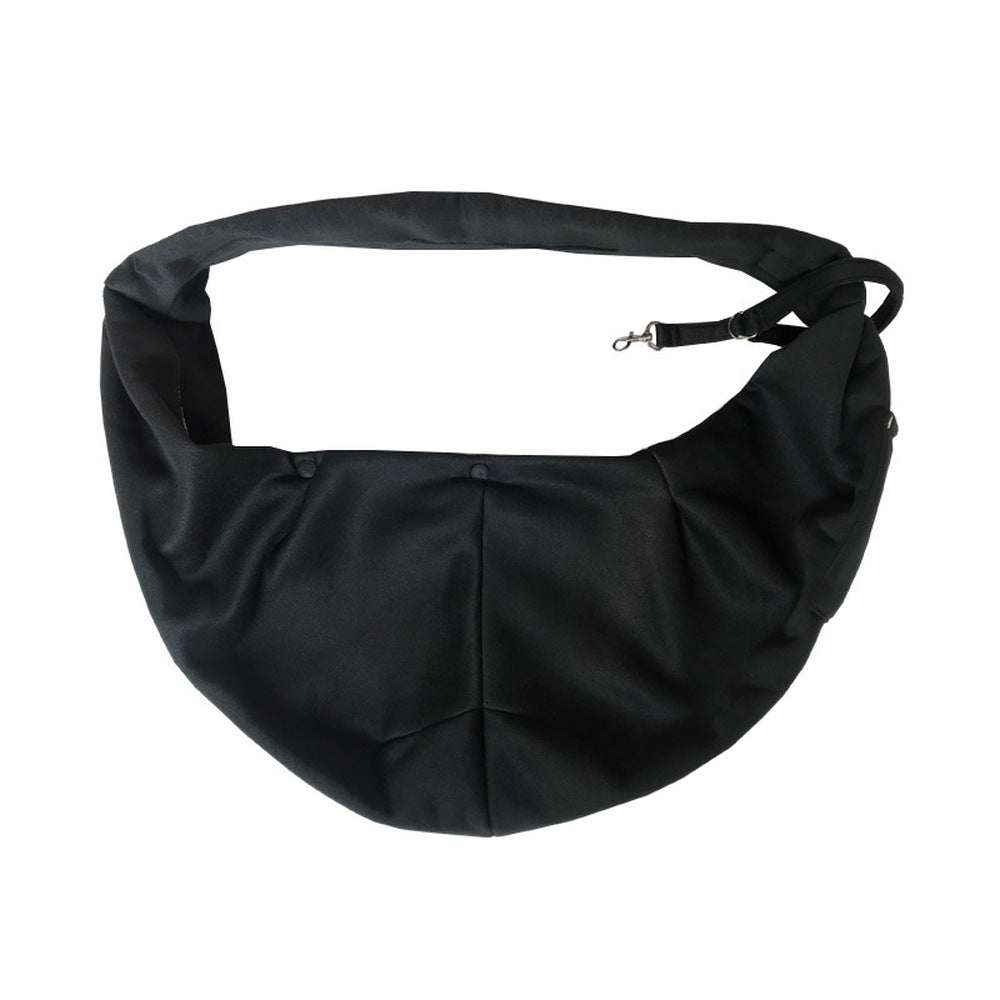 Reversible Pet Sling Carrier Dog Cat Puppy Travel Bag with Phone Holder Pocket