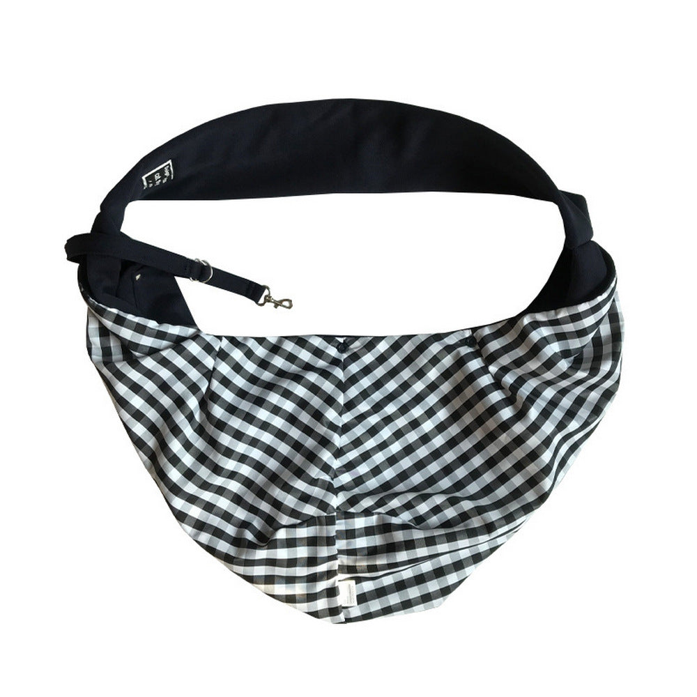 Reversible Pet Sling Carrier Dog Cat Puppy Travel Bag with Phone Holder Pocket