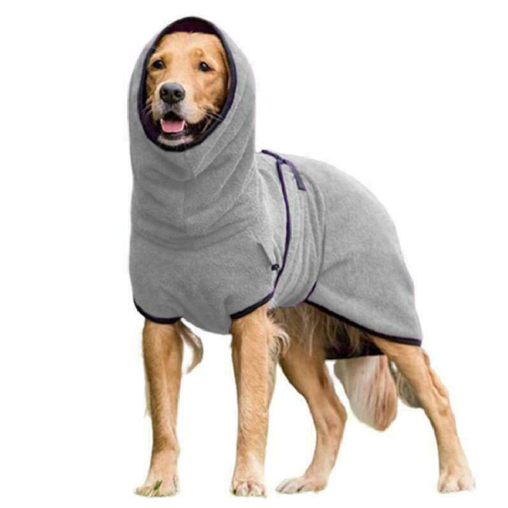 Pet Bathrobe Clothes-Grey