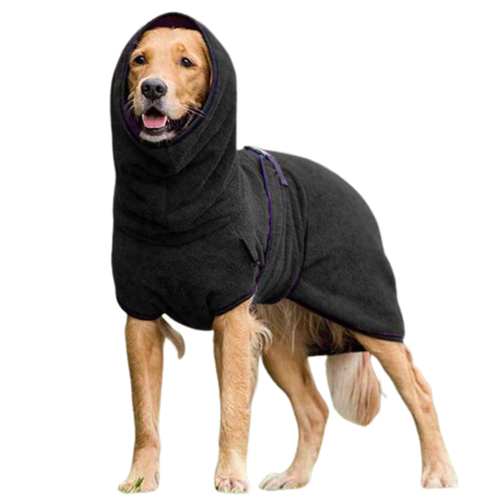 Pet Bathrobe Clothes-Black