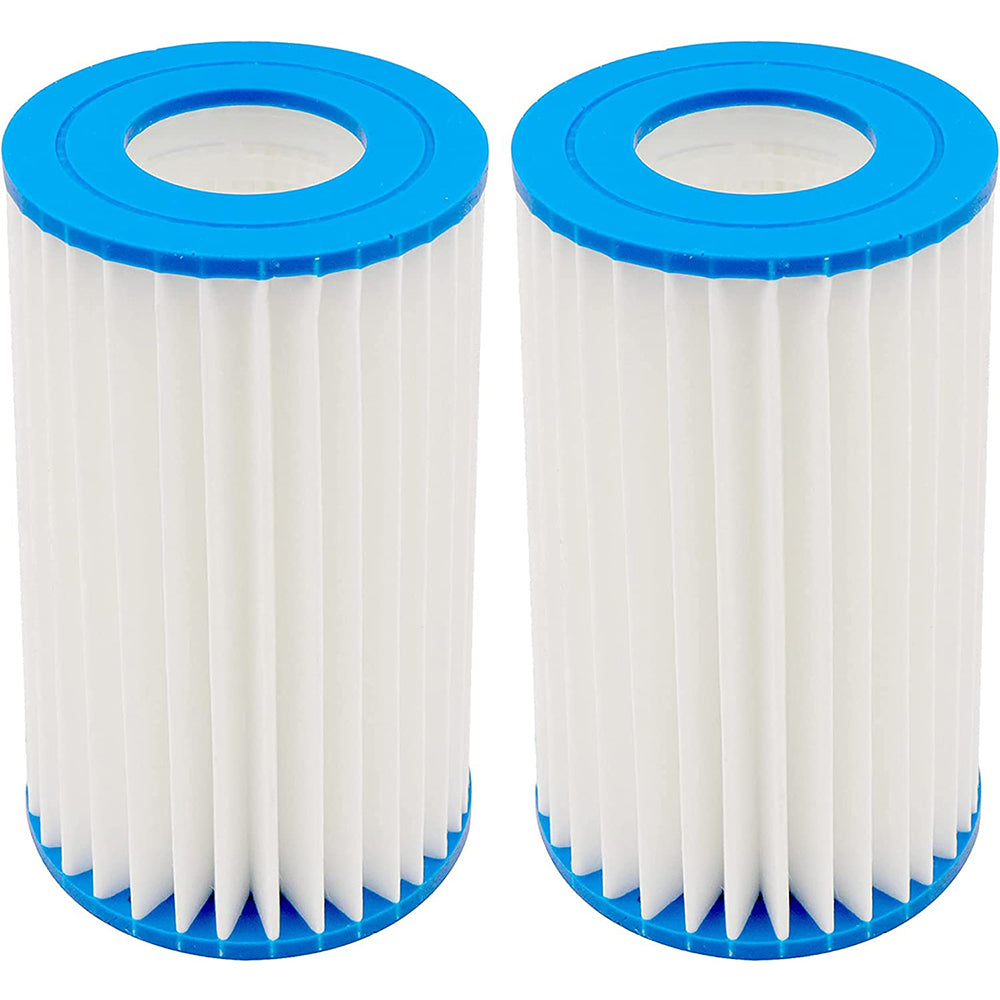 2Pcs Pool Filter Cartridge Replacement Cartridge with Intex A or Intex C Suitable for Intex 29000e or 59900e for Use in 500, 800, 1500 Gallon Filter Pump