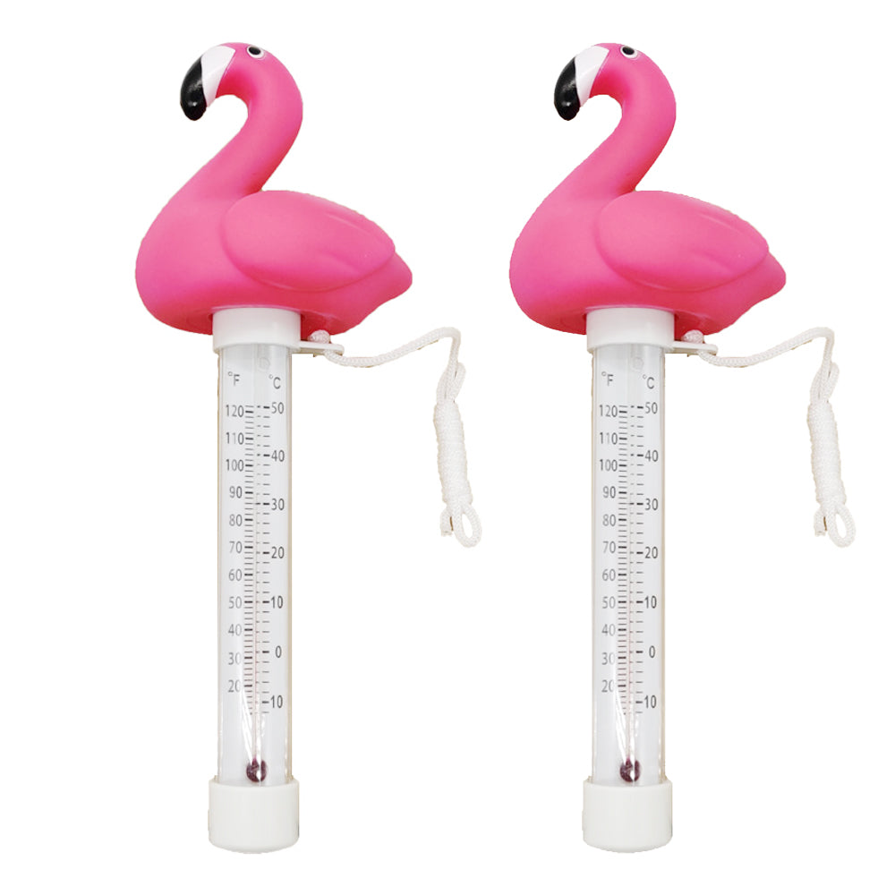 2Pcs Floating Pool Thermometer for Outdoor and Indoor