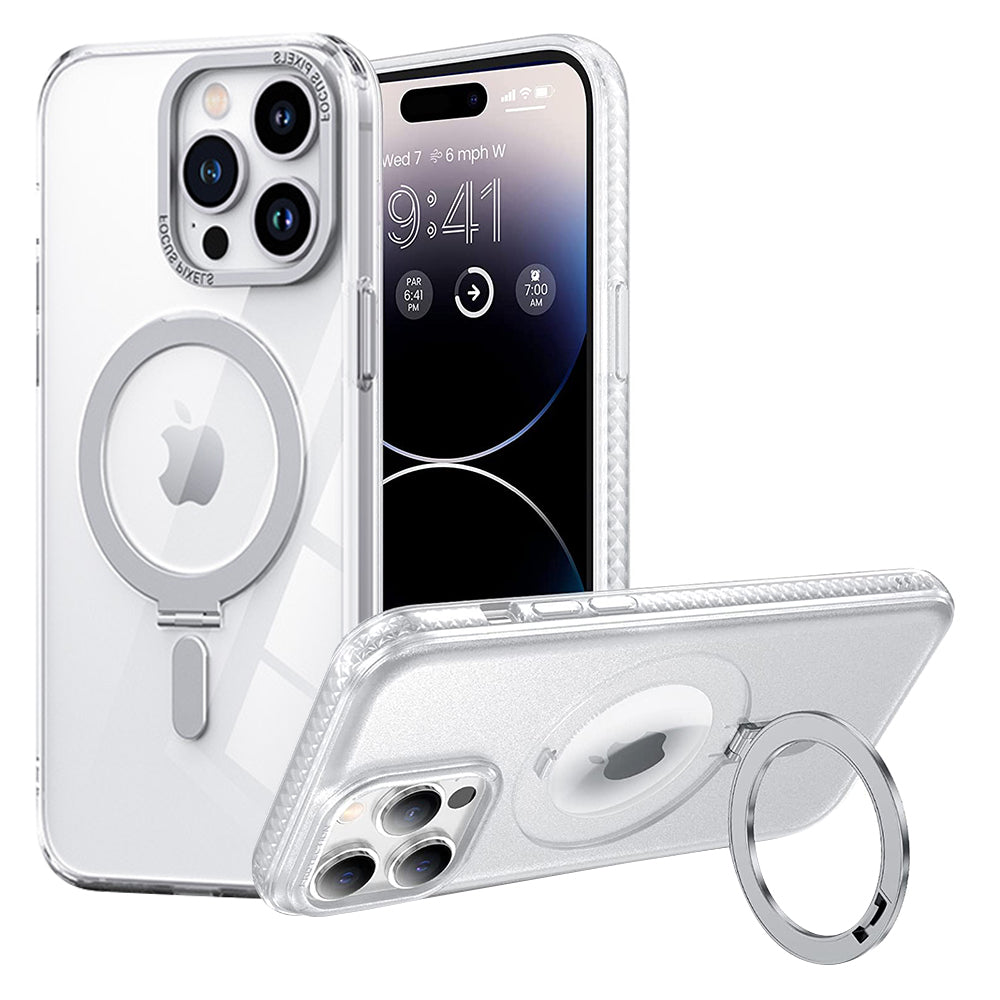 For iPhone14pro Absorbable Iron Case Shockproof Cover