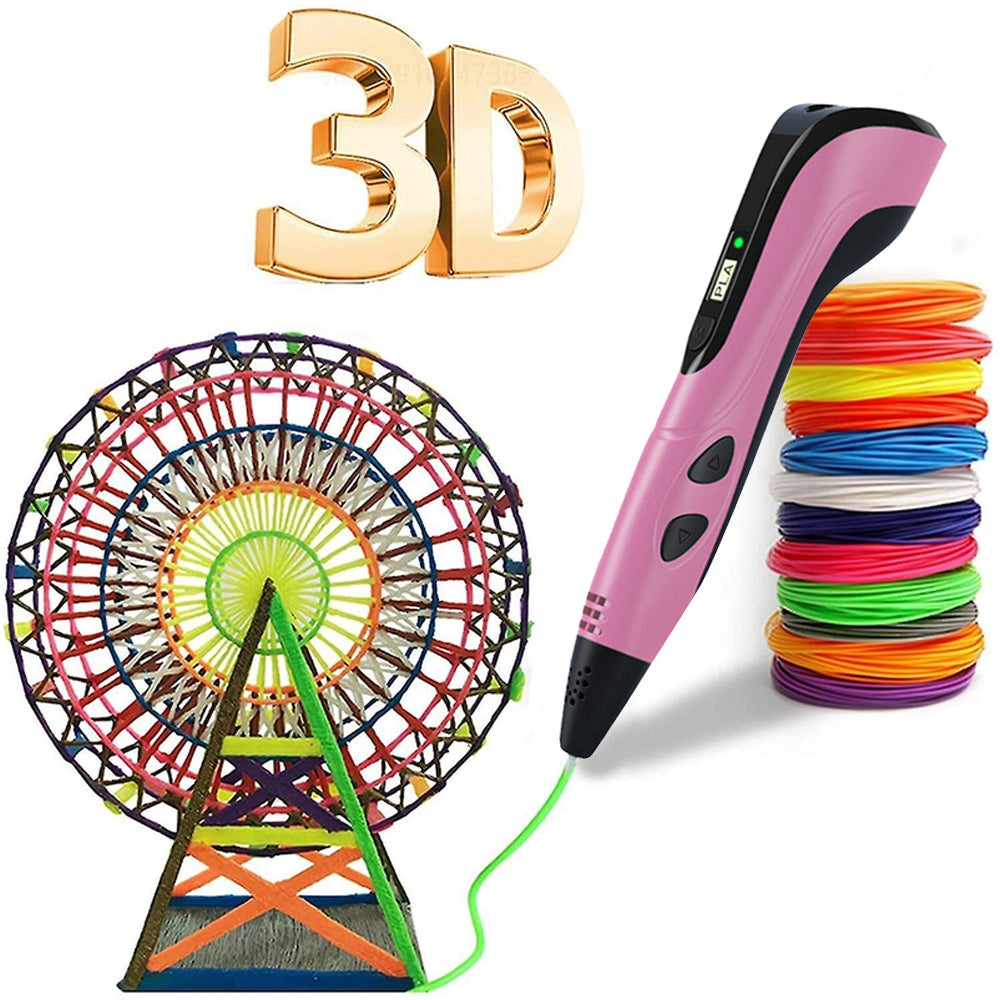 3D Printing Pen DIY Drawing Pen for kids Adult Creative Toy 10 Colors