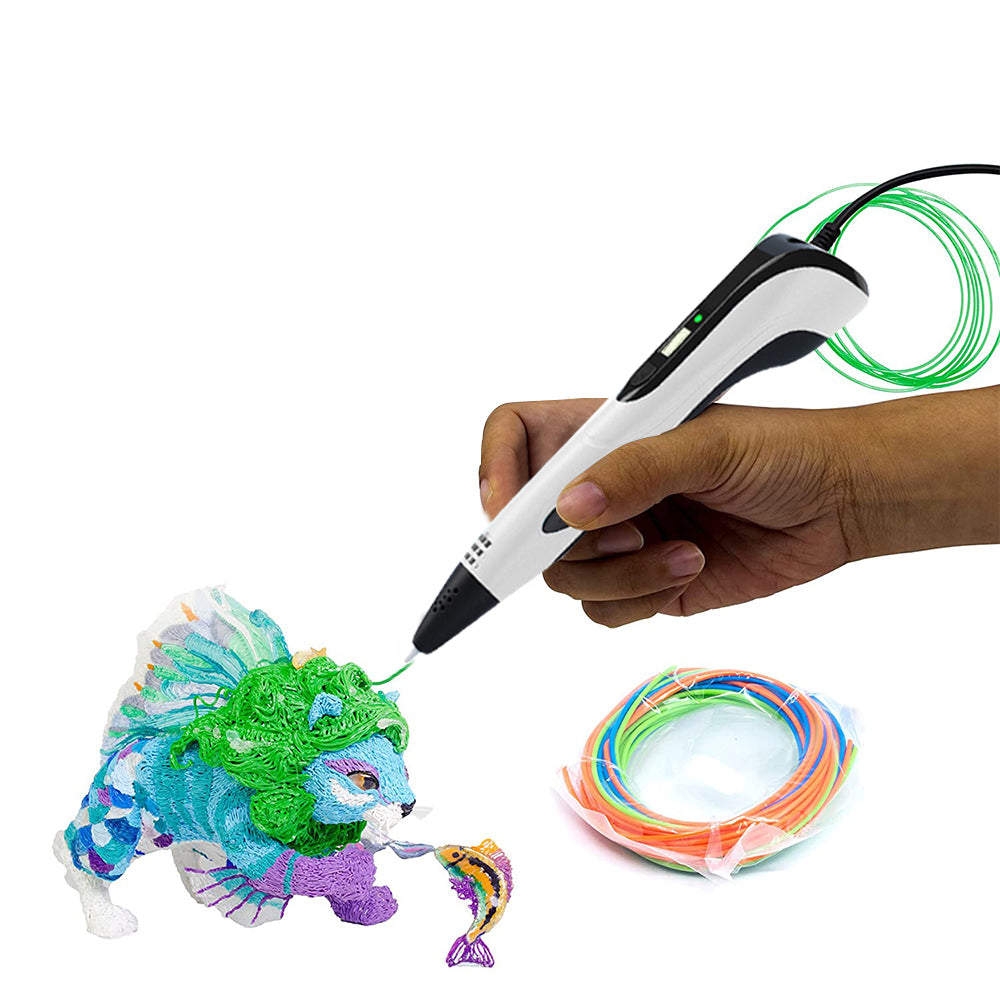 3D Printing Pen DIY Drawing Pen for kids Adult Creative Toy 10 Colors