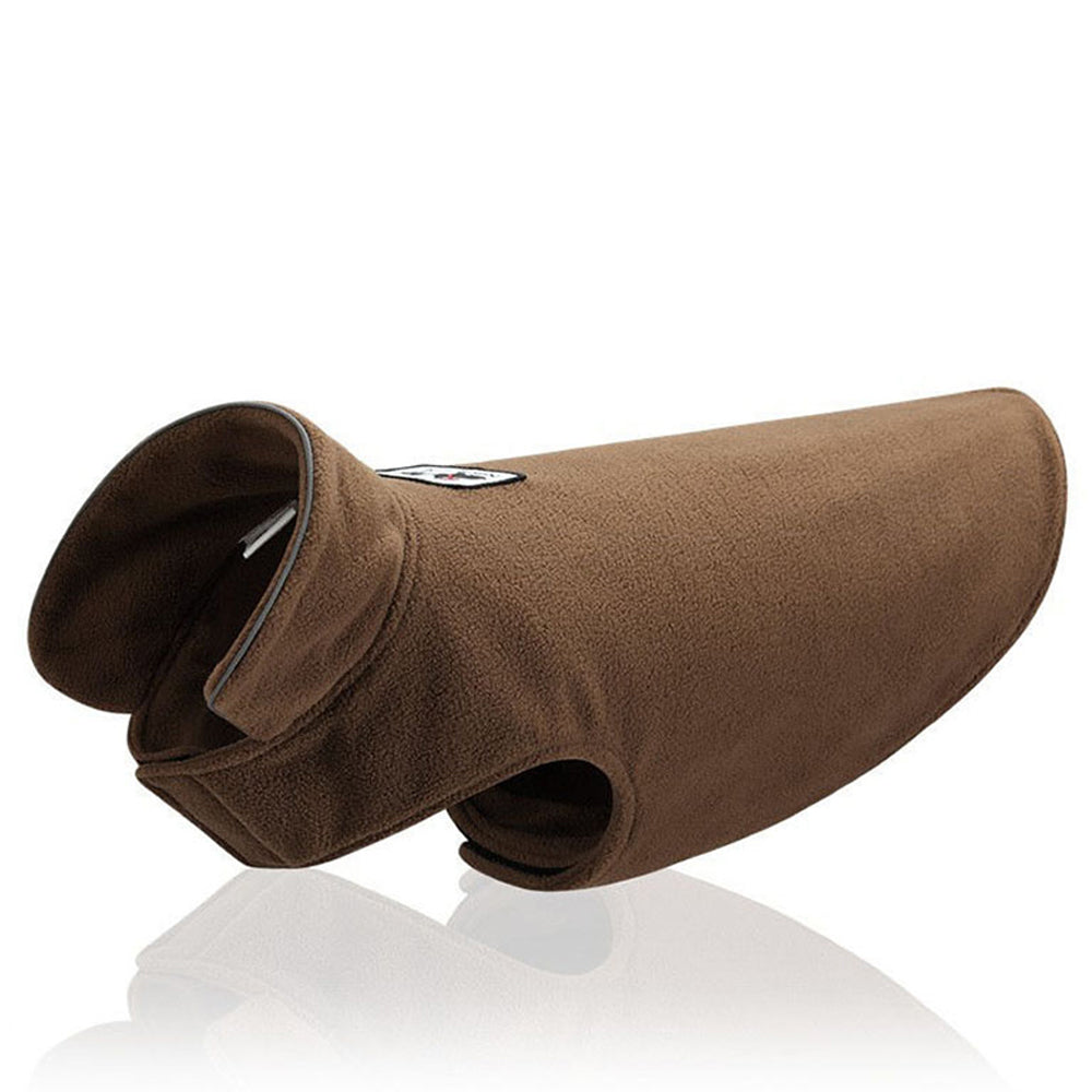 Warm Winter Fleeced Pet Clothes -Brown