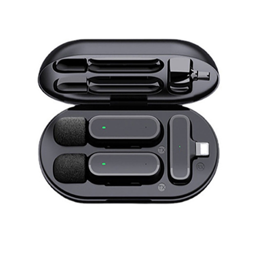 Wireless Lavalier Lapel Microphone-Lightning