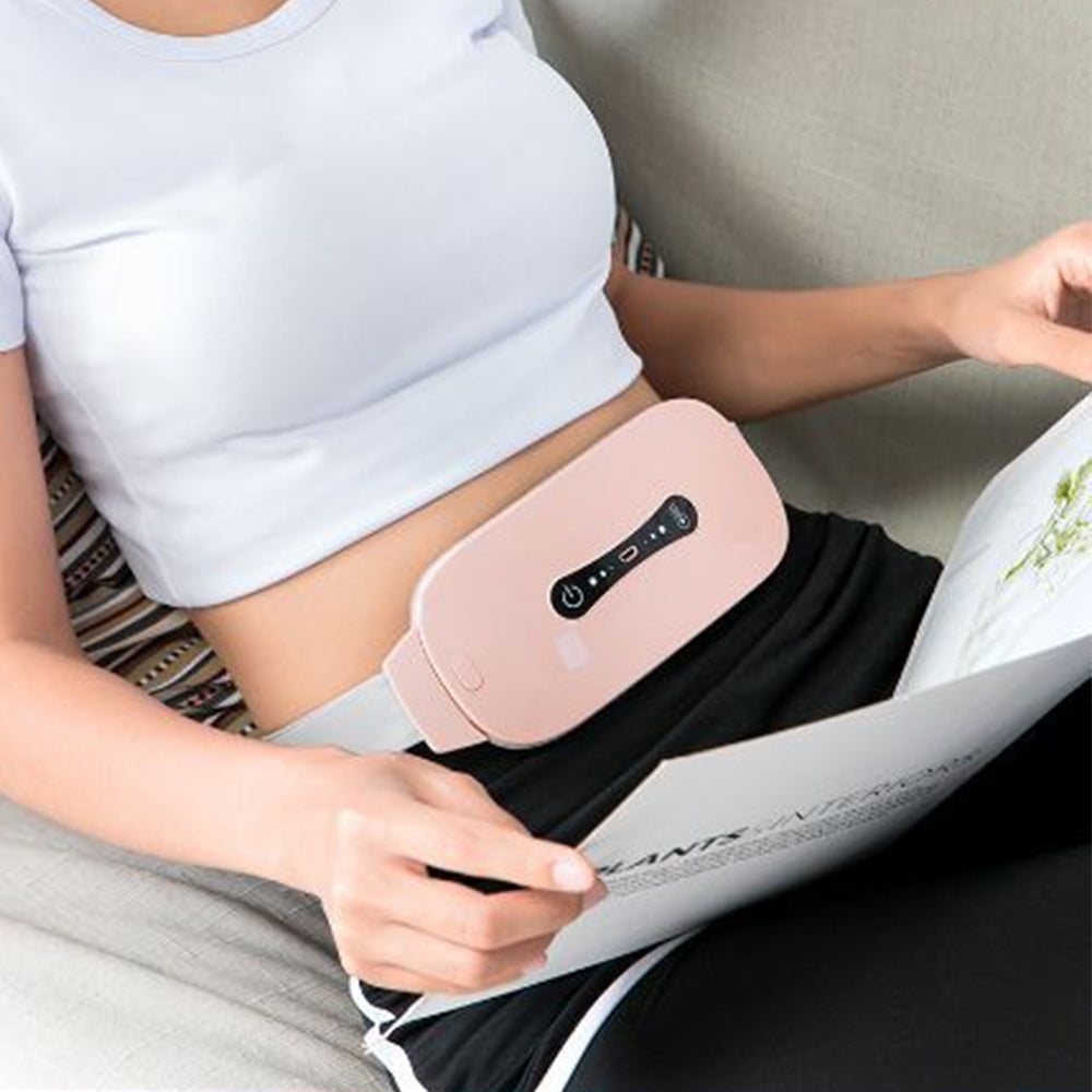 USB Menstrual Heating Pad Period Menstrual Pain Relief Heating Waist Belt