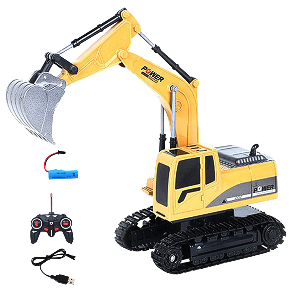 Remote Control Excavator Construction Truck Toys for Kids Gift