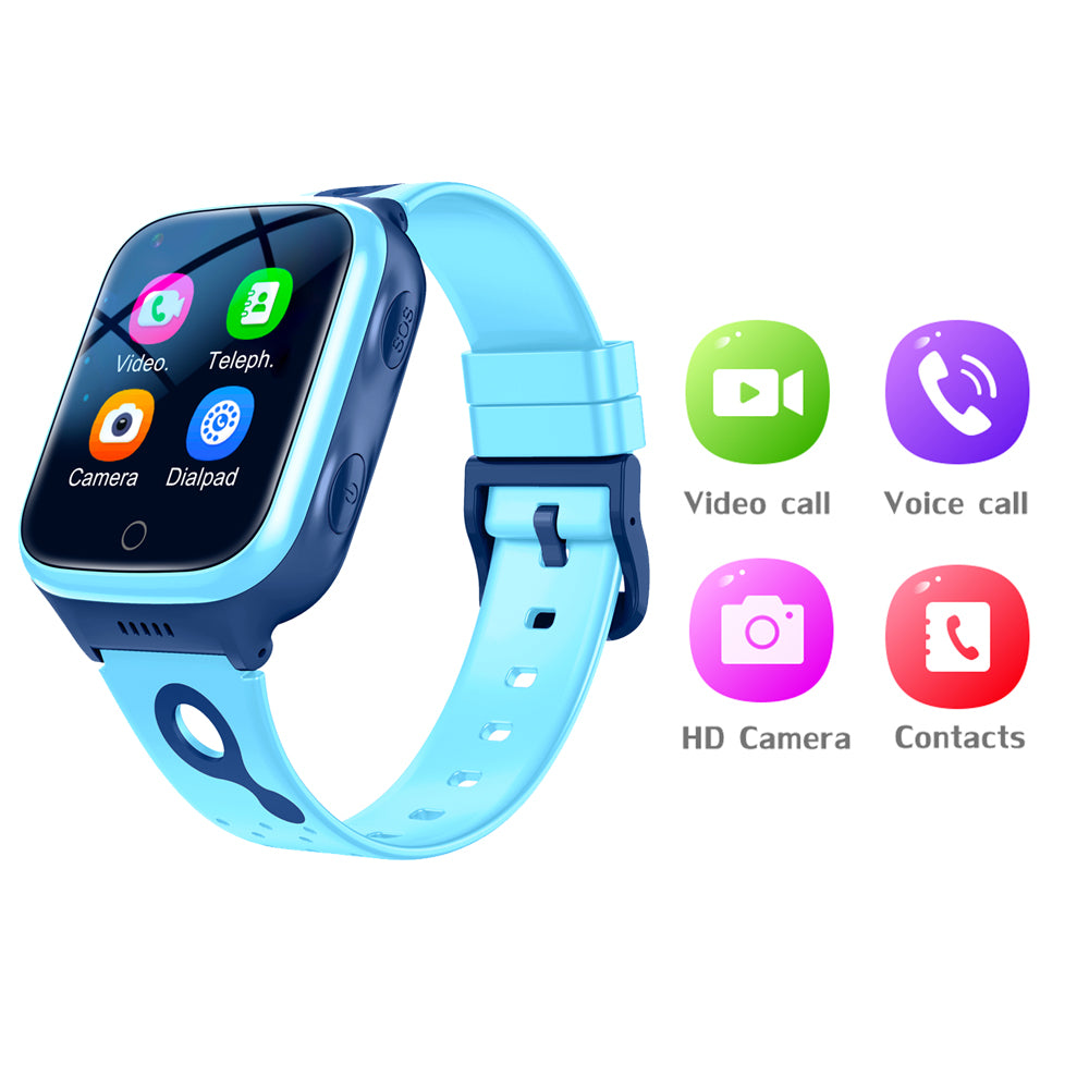 4G Smart Watch SOS Video Call Tracker Compatible with Android iOS