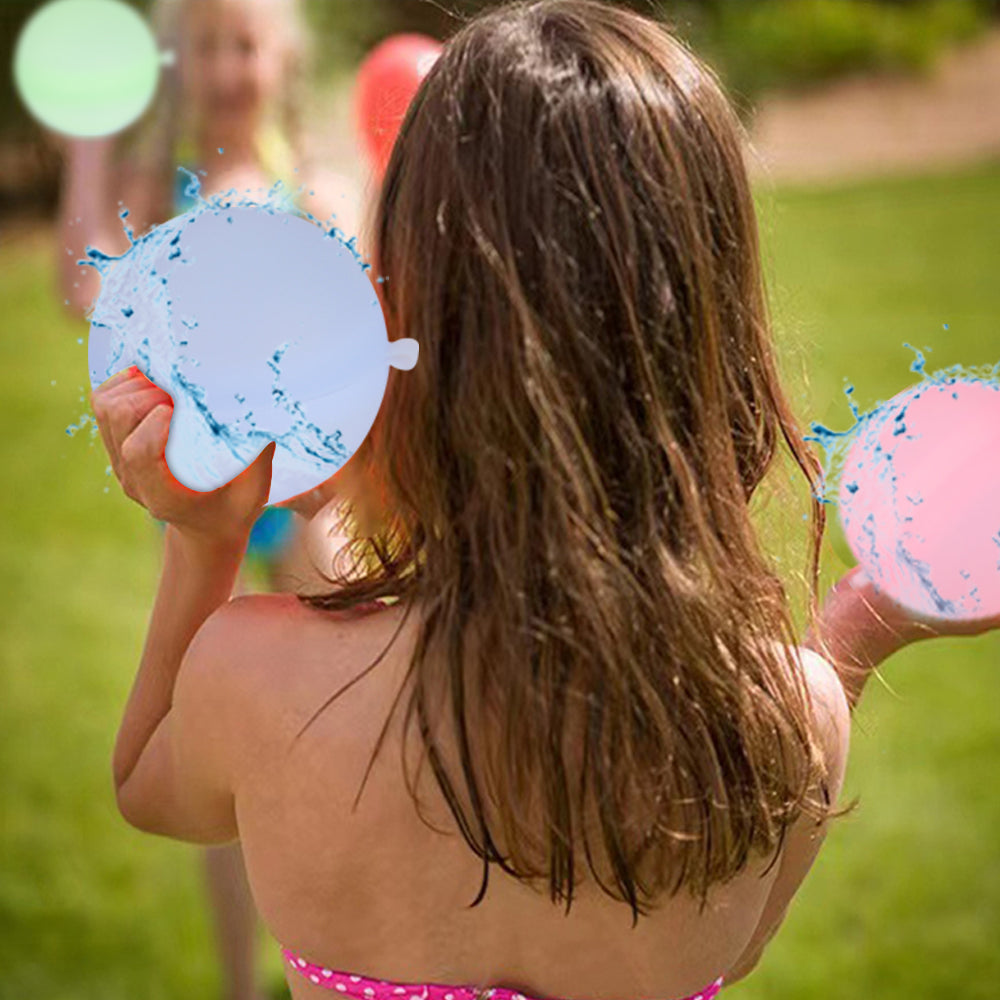 10 Pack Reusable Water Splash Balls for Kids Adults