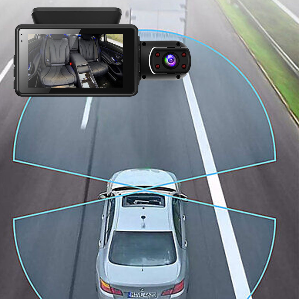 HD 1080P Car Dual Lens Dash Cam Front and Rear Video Recorder Camera G-sensor