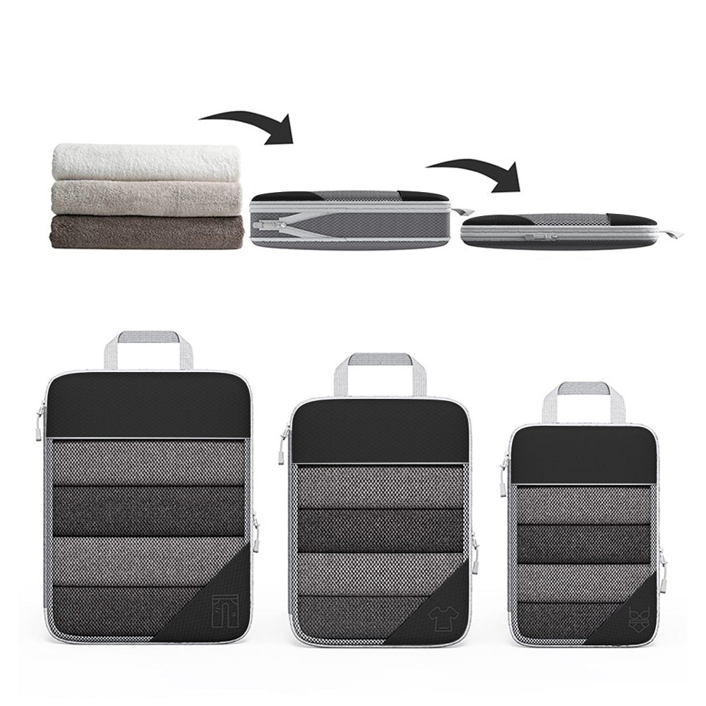 6Pcs Travel Compression Packing Cubes